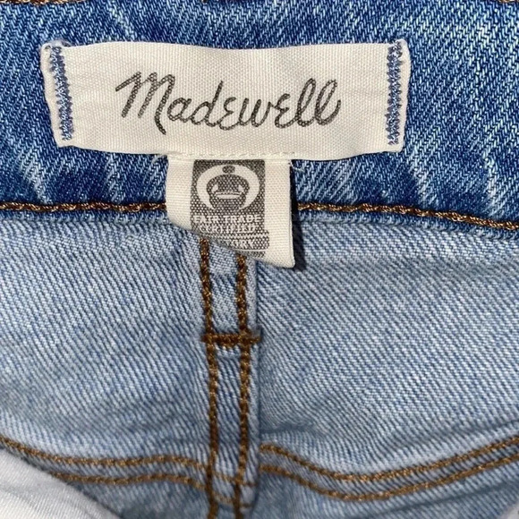 Madewell the Perfect Vintage Crop Light Wash Jeans Size 26P - Picture 6 of 7
